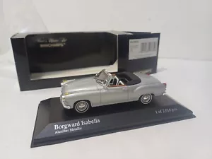 Minichamps 400096030 BORGWARD ISABELLA COUPE-CABRIOLET - 1959 - SILVER - Picture 1 of 8