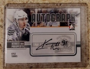 2010-11 In The Game Heroes And Prospect #A-KT Kyle Turris Autograph Signature