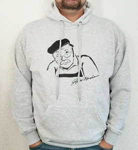 Originaler Hoodie Gustl Bayrhammer Collection - grau-meliert Kapuzenpulli - Bild 1 von 2