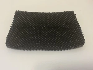 Vintage Dayne Taylor Beaded Evening Purse Bag Clutch W/ Black Beads - Picture 1 of 5
