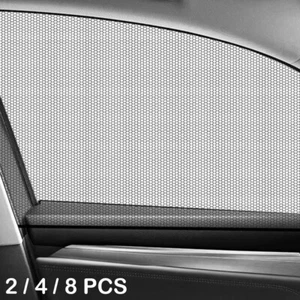 2/4/8pcs Magnetic Car Universal Window Sun Shade Cover Mesh Shield UV Protection - Picture 1 of 17