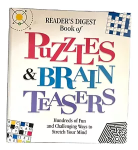 Book of Puzzles and Brain Teasers Hardcover Reader's Digest - Picture 1 of 8