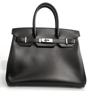 Hermès Birkin 30 Black Noir Box Leather - Picture 1 of 17
