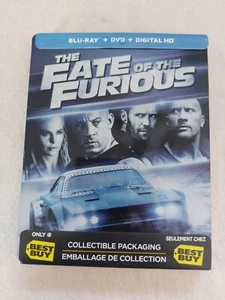 The Fate of The Furious Blu Ray + DVD + Digital HD Best Buy Steelbook - Bild 1 von 3