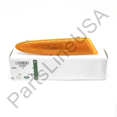Genuine Jaguar XJR XJ8 2004-07 Bumper Right Front Side Marker Lamp C2C2051 - Image 1 of 4