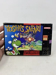 Yoshi's Safari (Super Nintendo Entertainment System, 1993) - Complete In Box!!! - Picture 1 of 22
