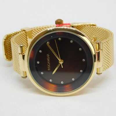 ROCAWEAR RM7719 Mesh Band Quartz Analog Women's Watch New Battery - Image 1 of 4