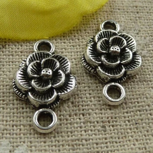 Free Ship 180 pcs tibetan silver flower connectors 20x12mm L-3925 - Picture 1 of 4