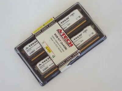 8 GB (2x4 GB) PC3-10600 DDR3-1333 MHz ECC Registrado A-Tech Servidor RAM Foto 1 de 3
