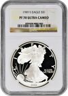 1989-S American Silver Eagle Proof - NGC PF70 UCAM