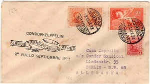 Zeppelinpost Uruguayische Frankatur Montevideo - Friedrichsh. - Berlin 1932 - Bild 1 von 2
