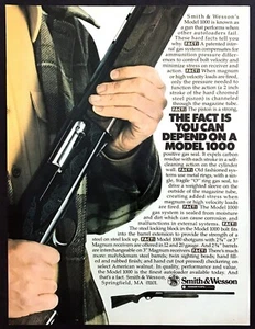 1982 Smith & Wesson Model 1000 Shotgun Photo "You Can Depend On It" Print Ad - Bild 1 von 1