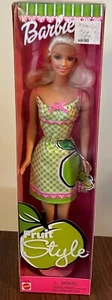 Barbie Fruit Style Doll 53855 New 2001 Blonde Hair Blue Eyes BB - Picture 1 of 2