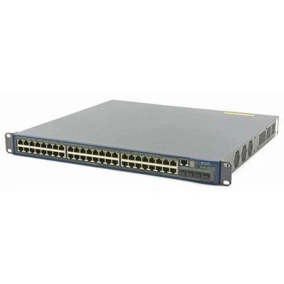 HP 4800G PWR 3CRS48G-48P-91 48-Port PoE Gigabit Switch w/ 3C17767 2x10G Module - Image 1 of 3