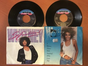 IMPERDIBILI!!!! Dischi 45 giri WITHNEY HOUSTON So Emotional + I Wanna Dance !! - Foto 1 di 1