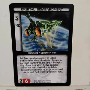 BATTLETECH CCG -- COUNTERSTRIKE --- ORBITAL BOMBARDMENT --- NM - Bild 1 von 1