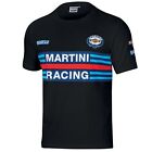 T-shirt manches courtes Sparco Martini Racing noir taille M NEUF