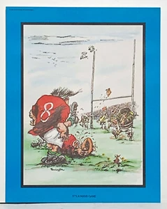 It's A Mans Game, Jack Pennington Poster, 1983 reproduction print - Picture 1 of 1