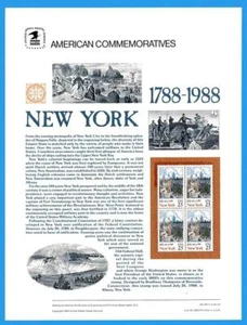 USPS COMMEMORATIVE PANEL #297 NEW YORK #2346 - Picture 1 of 1