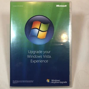 PC MICROSOFT WINDOWS VISTA EXPERIENCE ANYTIME UPGRADE DISC 32 Bit DVD - Picture 1 of 3