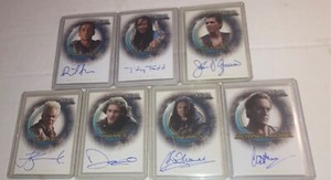 2003 Rittenhouse XENA autograph cards lot-7 different cards A39-A47