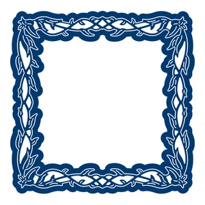 Tattered Lace ENGAGING ELEMENTS SQUARE FRAME - Craft Cutting Die Set - TLD0372 - Bild 1 von 1