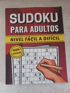 ESPANOL SUKOKU PARA ADULTOS NIVEL FACIL A DIFICIL SPANISH 1000+ PUZZLE BOOK - Picture 1 of 7