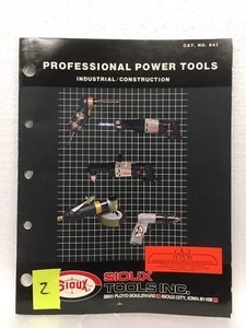 Sioux tool Catalog professional power tools cat. #841 Iowa 1980's - Bild 1 von 6