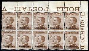 Ägäis 1912 Stampalia Nr. 6 ** 10er Block (m1196) - Bild 1 von 1