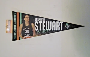 B STEWART #30 NEW YORK LIBERTY  ROLL /GO PENNANT SOFT FELT WALL PENNANT WNBA NEW - Picture 1 of 1