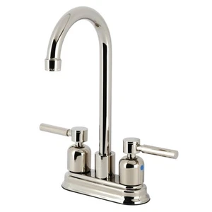 KB8496DL Concord Bar Faucet, 10-1/8"(L) x 4-3/4"(W) x 11-9/16"(H), Polished N... - Picture 1 of 7