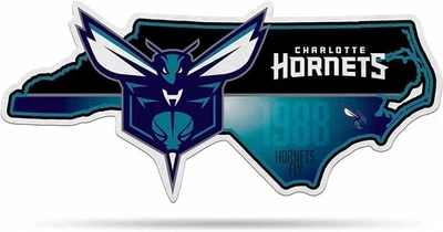 Charlotte Hornets 18" State Design Pennant Soft Felt - Image 1 of 2
