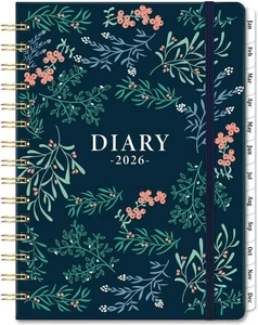 2026 Tagebuch A5 Woche zur Ansicht von Januar bis Dezember  - Bild 1 von 9