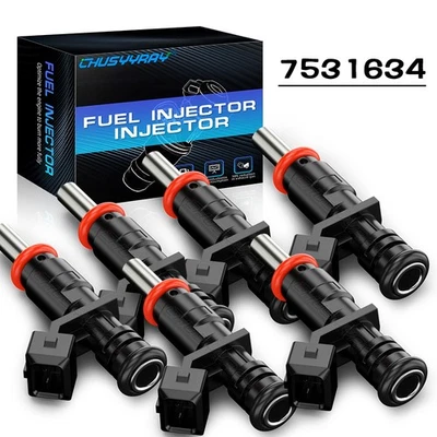 7531634 Juego de 6 inyectores de combustible originales 13537531634 para BMW 325i 325xi 330i 2006 Foto 1 de 4