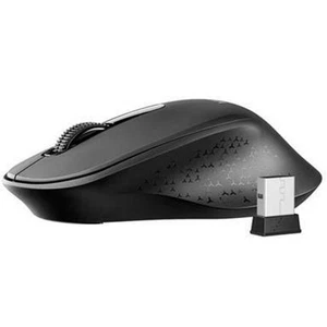 Victsing Mini Ergonomic Wireless Mouse 2.4G Quiet Mouse Black With USB - Picture 1 of 3