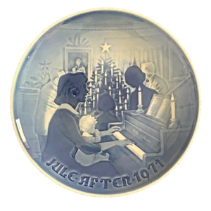 Bing & Grondahl 1971 Christmas at Home Porzellan Weihnachtsteller OVP - Bild 1 von 8