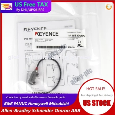 New In Box KEYENCE PR-MB30C3PL Photoelectric Sensor Switch - Image 1 of 4