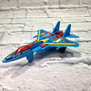 JIMMY TOYS VTG 80's F-15 EAGLE JET FIGHTER Friction Engine Light Up VGC HTF - Picture 1 of 9