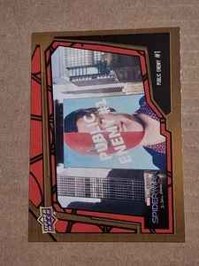 2023 SPIDER MAN SPIDERMAN UPPER DECK NO WAY HOME MOVIE CARD #2 PUBLIC ENEMY #1 - Bild 1 von 2