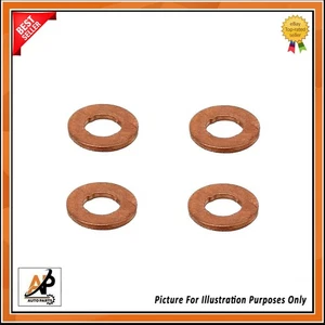 INJECTOR SEALS / WASHERS FOR BMW 2.0 B47C20, B47D20 & N47D20 | OEM+ QUALITY - Picture 1 of 3
