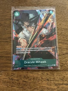 DRACULE MIHAWK Alt Art ENGLISH OP12-030 SR LEGACY OF THE MASTER NM ONE PIECE - Picture 1 of 2