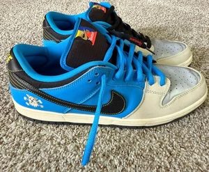 Nike SB Dunk Low x Instant Skateboards blu bianco nero taglia 13 - Foto 1 di 13