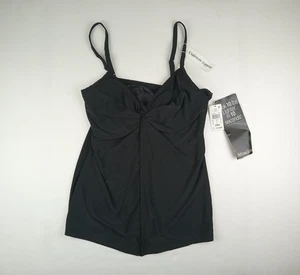 Neu mit Etikett Miraclesuit Gr. 16 schwarz Love Knot Tankini Schwimmen Oberteil Flyaway Bügel Unterstützung - Bild 1 von 11