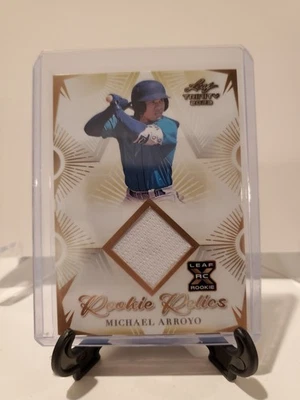 2023 Leaf Trinity Mega Box - Rookie Relics Michael Arroyo #RR-36 (MEM, RC) - Image 1 of 2