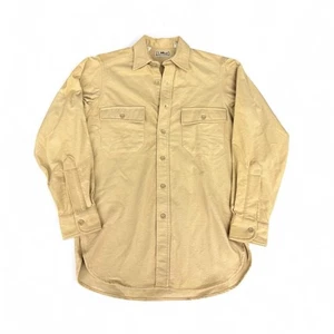 Vintage L.L.Bean 100% cotton wool like shirt Size:L - Picture 1 of 5