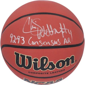 Pallacanestro firmato Chris Webber Wolverines indoor/outdoor con consenso Insc - Foto 1 di 2