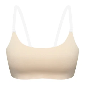 Damen Nahtloser Dessous BH mit transparenten Trägern und festem Muster - Bild 1 von 16