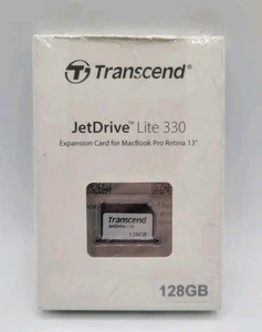 Transcend 128GB JetDrive Lite 330 Storage Expansion Card  For Mackbook Pro - Picture 1 of 2