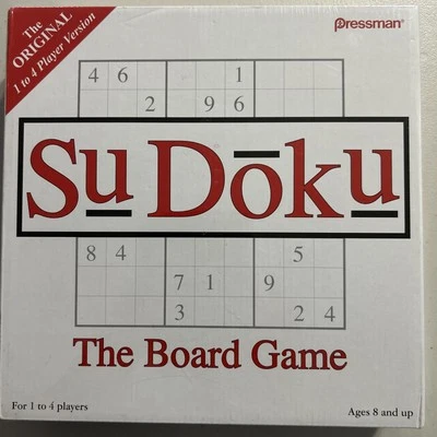 SuDoku - The Original Board Puzzle Game 1-4 Players by Pressman Sealed/Box - Image 1 of 4