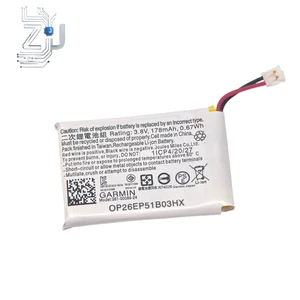 Battery for 361-00086-24 Garmin Instinct Solar STD-810G with 3.8V 178mAh 1 PCS - Imagen 1 de 6
